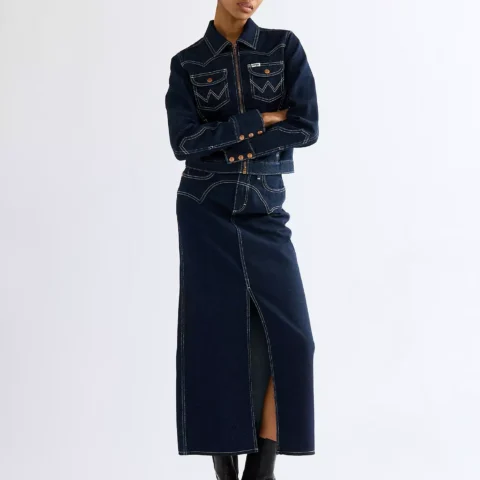 Spódnica Wrangler Slim Western Midi