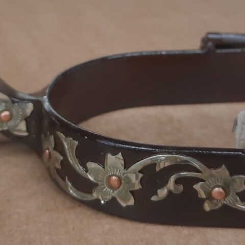 Ostrogi Western Silver & Copper Floral