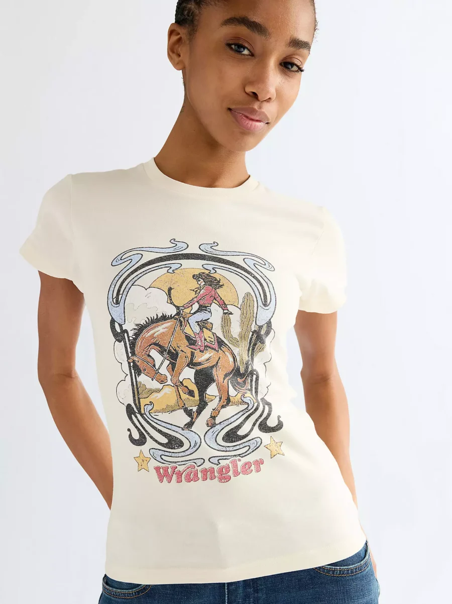 T-shirt Slim Shrunken Band Tee