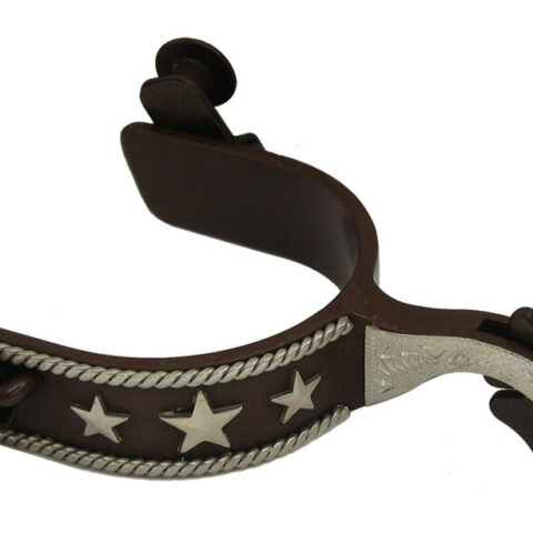 Ostrogi westernowe Texas Stars & Rope Trim