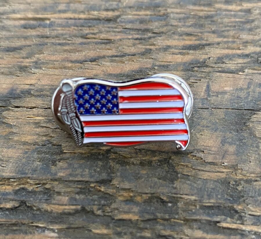 Broszka- FLAG USA