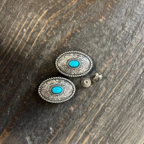 Concho Turquoise Oval