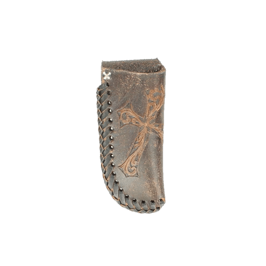 Etui na nóż Nocona Distressed Brown Leather