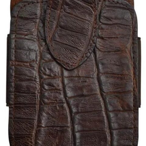 Skórzane Etui na Telefon  Caiman Brown
