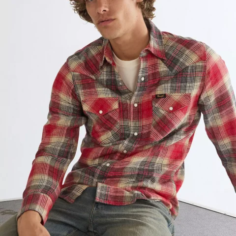 Koszula Wrangler Regular Western Shirt Chili Pepper