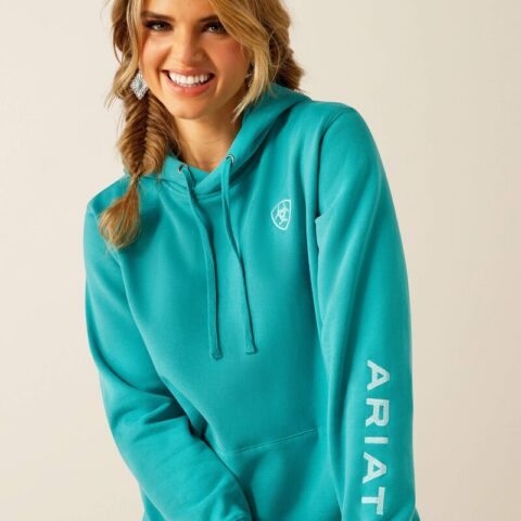 Bluza damska z kapturem Ariat  Logo 2.0 - Latigo  Bay