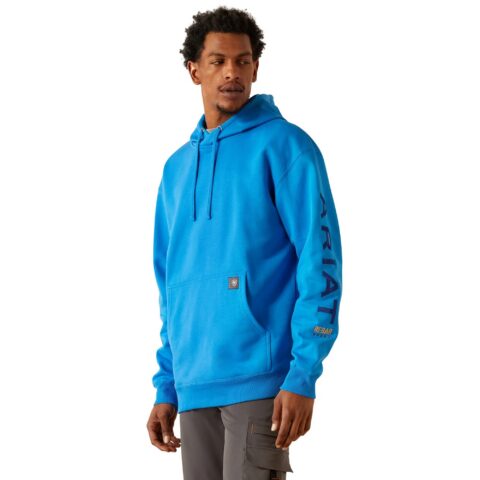 Bluza męska Ariat Rebar Graphic French Blue Hoodie