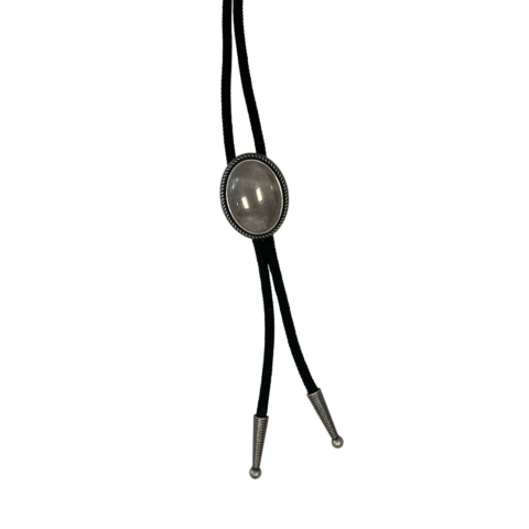 Bolo Tie Western Rose Quartz