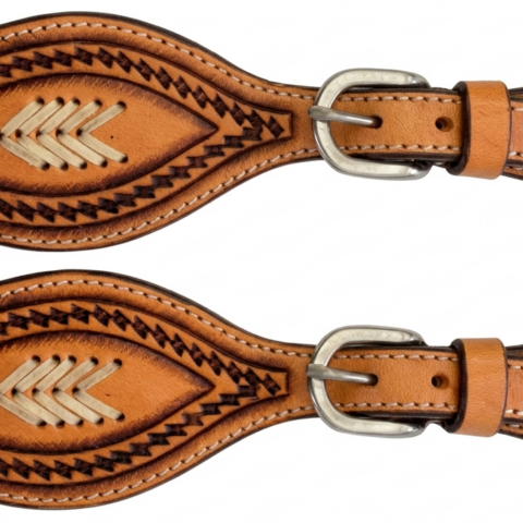 Paski do Ostróg Western Honey Leather Arrow