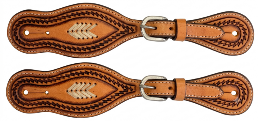 Paski do Ostróg Western Honey Leather Arrow