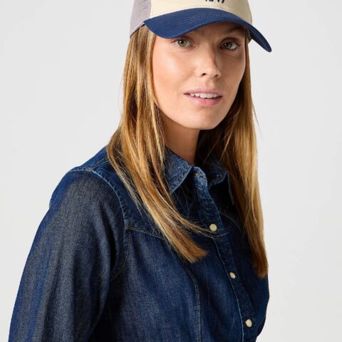 Czapka z daszkiem Wrangler Jeans Logo - dwa kolory