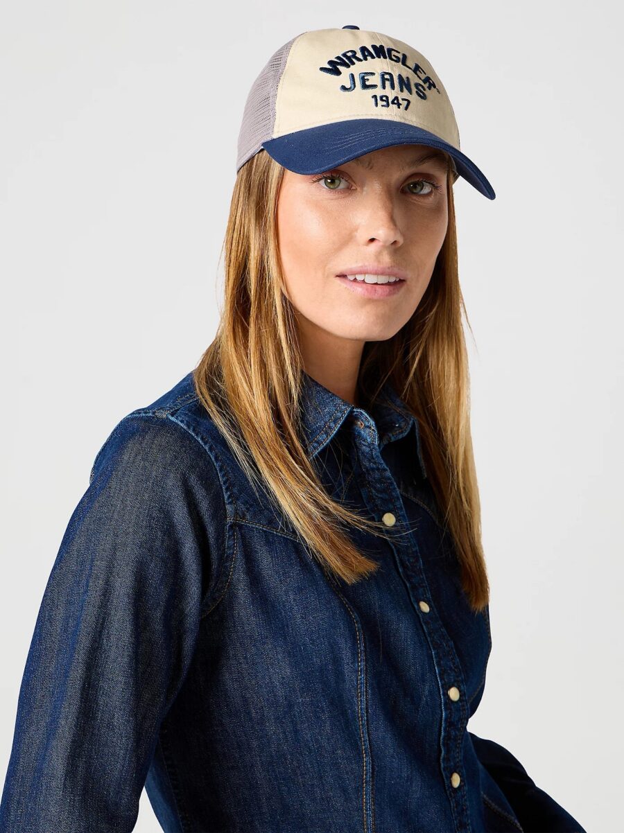 Czapka z daszkiem Wrangler Jeans Logo - dwa kolory