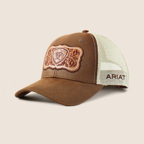 Czapka Ariat Floral Leather Patch