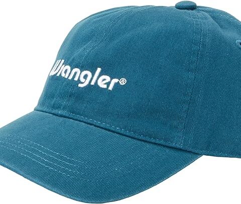 Czapka z daszkiem Wrangler WASHED LOGO CAP IN HYDRO