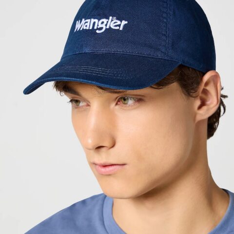 Wrangler WASHED LOGO CAP IN NAVY