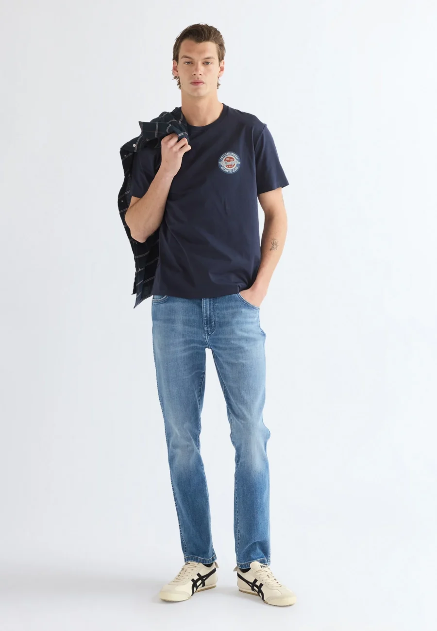 T-shirt Wrangler Dark Sapphire American Tee