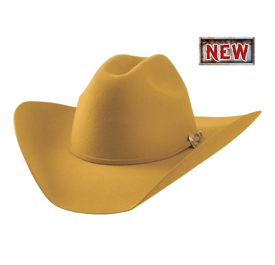 Kapelusz filcowy BullHide Kingman 4X Mustard
