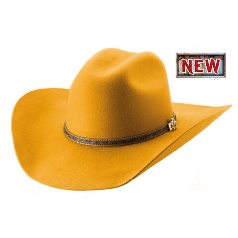 Kapelusz filcowy BullHide Life With You Mustard