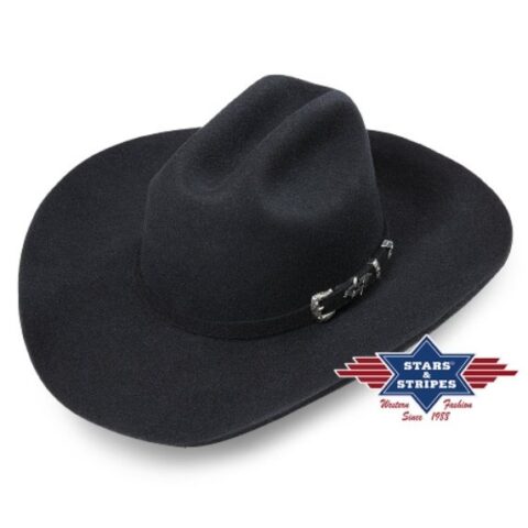 Kapelusz Stars & Stripes Houston Black