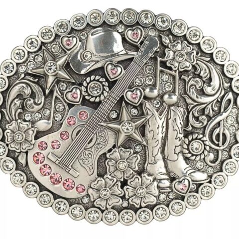 Klamra Blazin Roxx Oval Music Crystals Silver