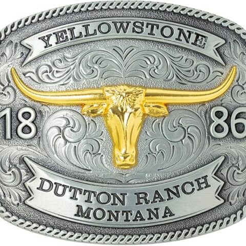 Klamra do paska Yellowstone Longhorne