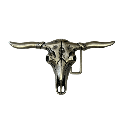 Klamra Longhorn Skull Western Style
