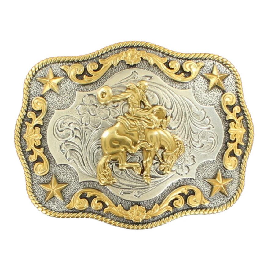 Klamra Nocona  Saddle Bronc Gold Star