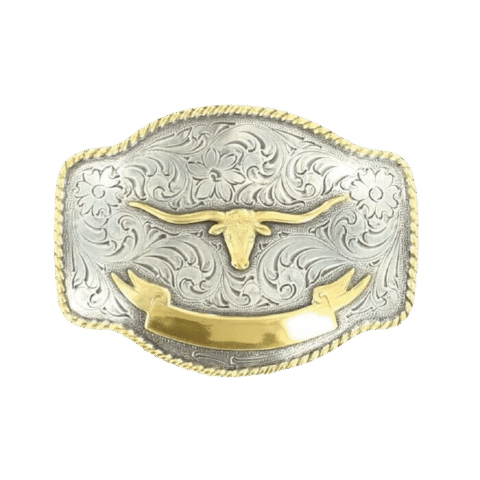 Klamra Nocona  Steer Head Rectangular Buckle