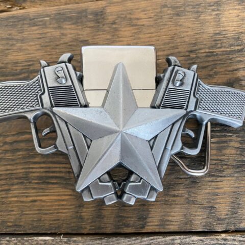 Klamra z zapalniczką- GUN