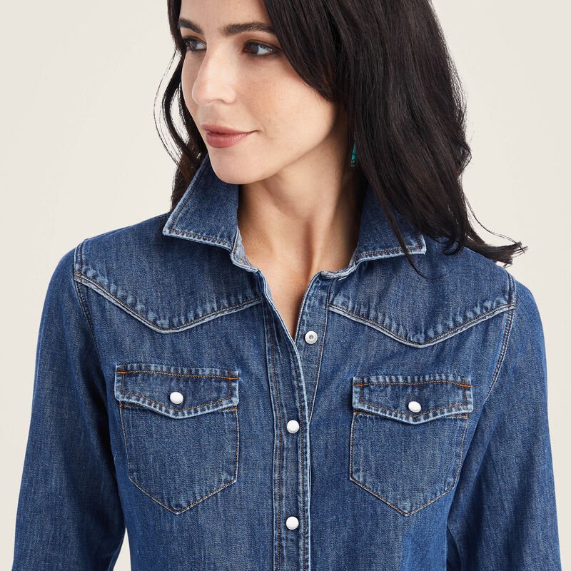 Koszula Ariat Farriday Denim BLUELIGHT