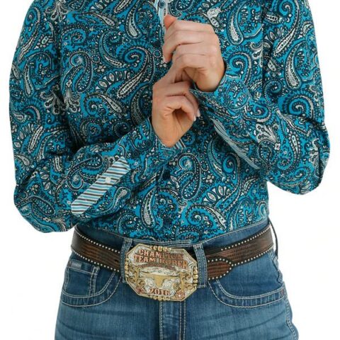 Koszula CINCH- BLUE PAISLEY