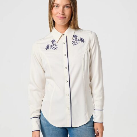 Koszula damska Wrangler Vintage White