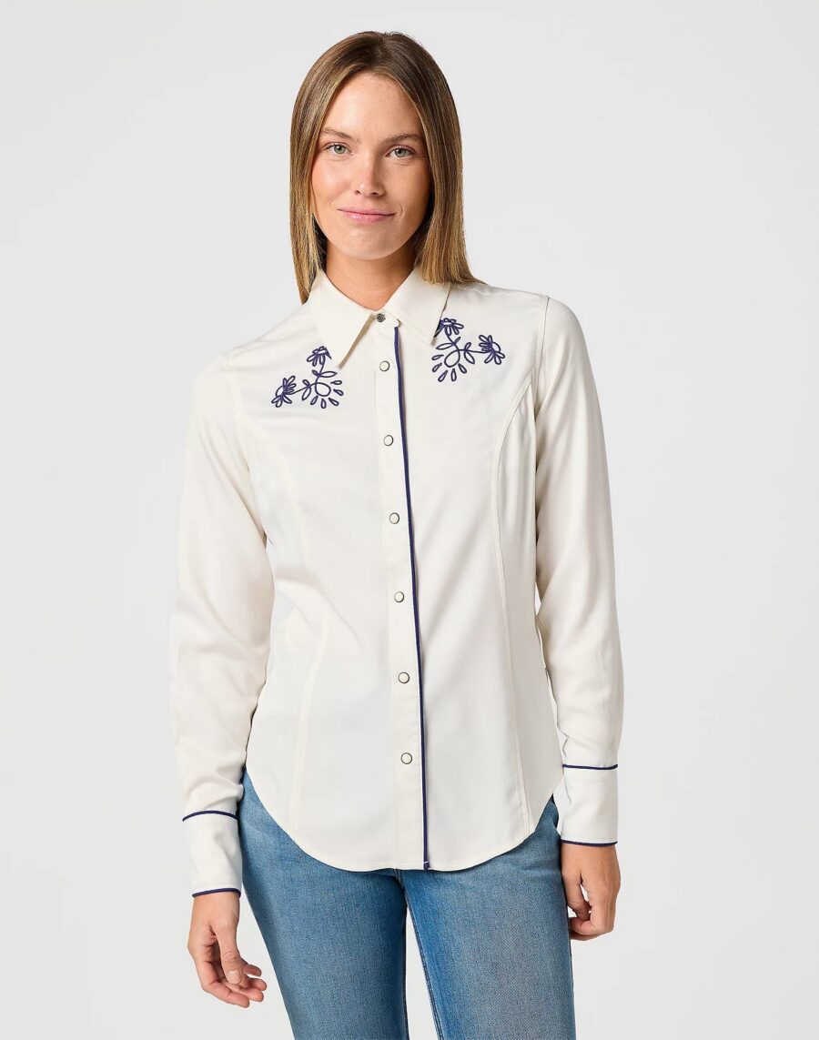 Koszula damska Wrangler Vintage White