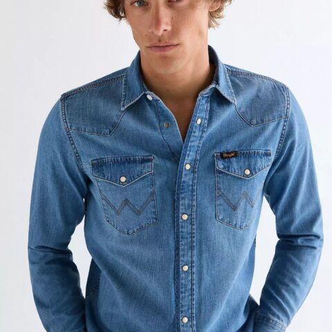 Koszula męska Wrangler Mid Light Wash