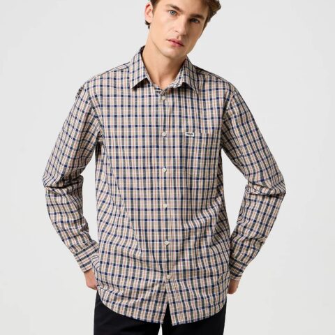 Koszula Wrangler Regular Pocket Beige