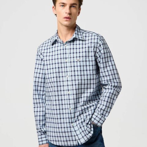 Koszula Wrangler Regular Pocket Blue