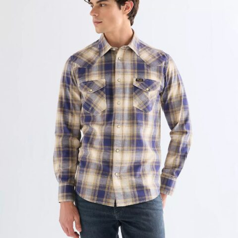 Koszula Wrangler Regular Western Indigo