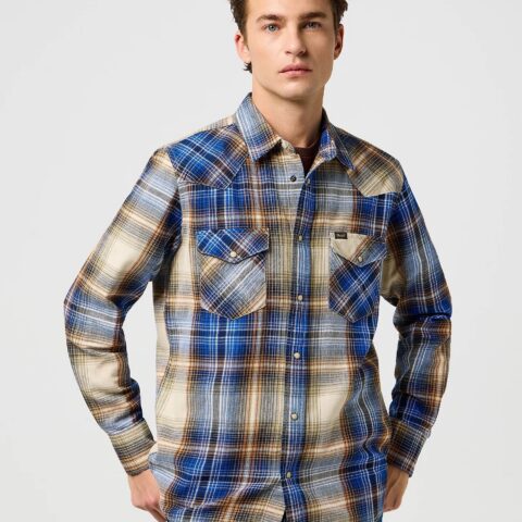 Koszula Wrangler Western Indigo