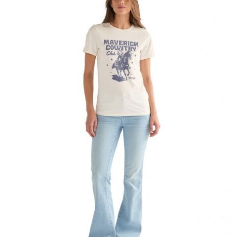 Koszulka Wrangler Maverick Country -Worn White