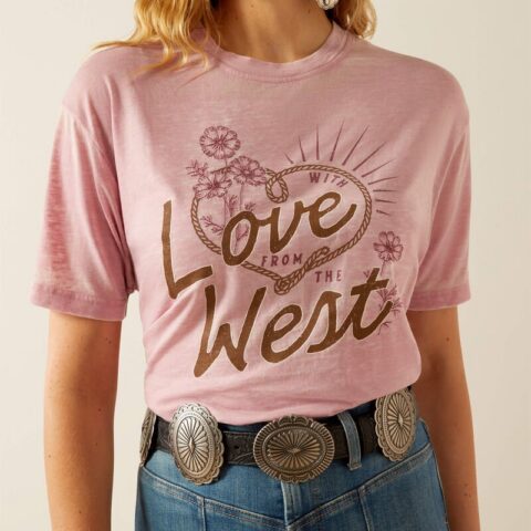 T-shirt damski Ariat LOVE WEST