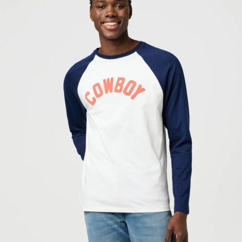 Koszulka męska Wrangler Baseball Tee Black Iris