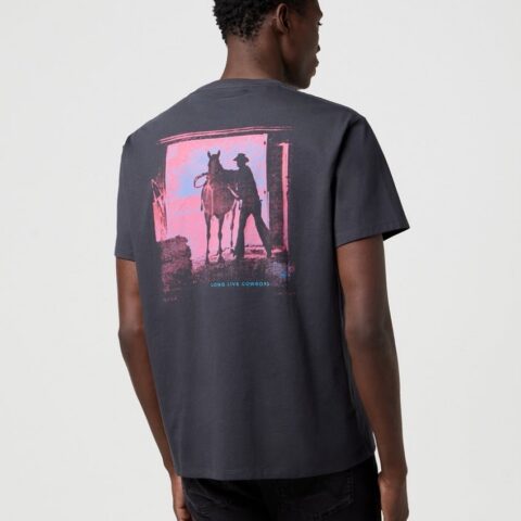 Koszulka męska Wrangler Vintage Tee Faded Black