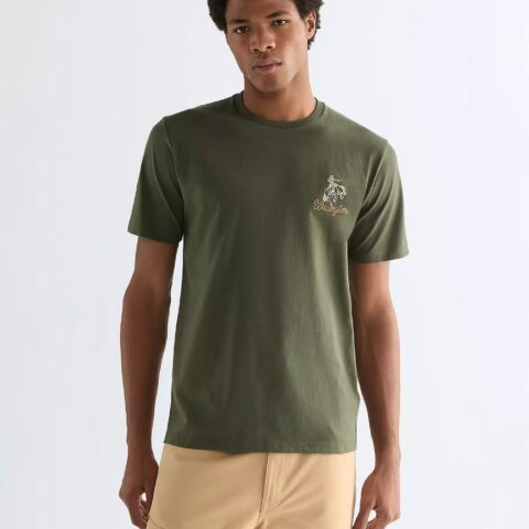 Koszulka Wrangler Regular Embroidery Deep Depths