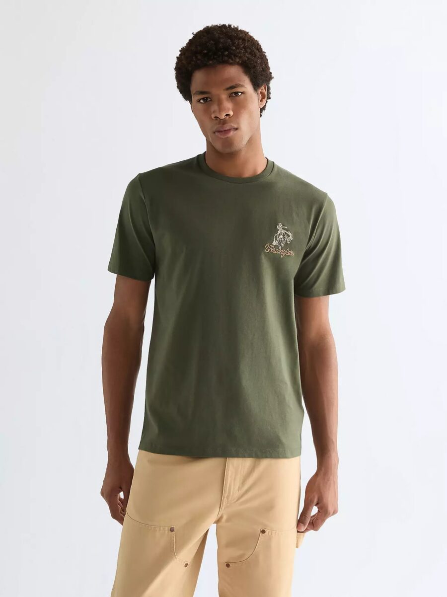 Koszulka Wrangler Regular Embroidery Deep Depths