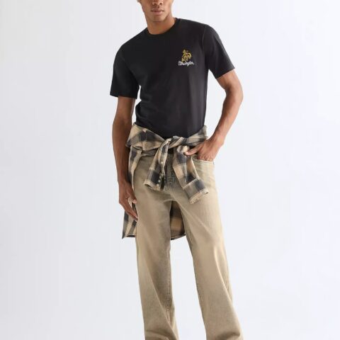 Koszulka Wrangler Regular Embroidery Tee - Black