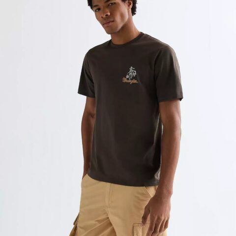 Koszulka Wrangler Regular Embroidery Tee Wren