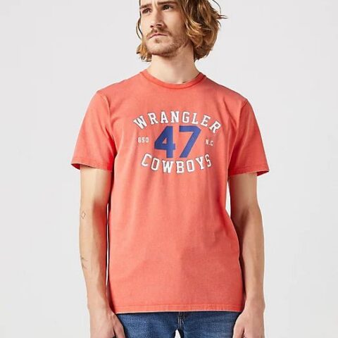 Wrangler GRAPHIC TEE IN BURNT SIENNA