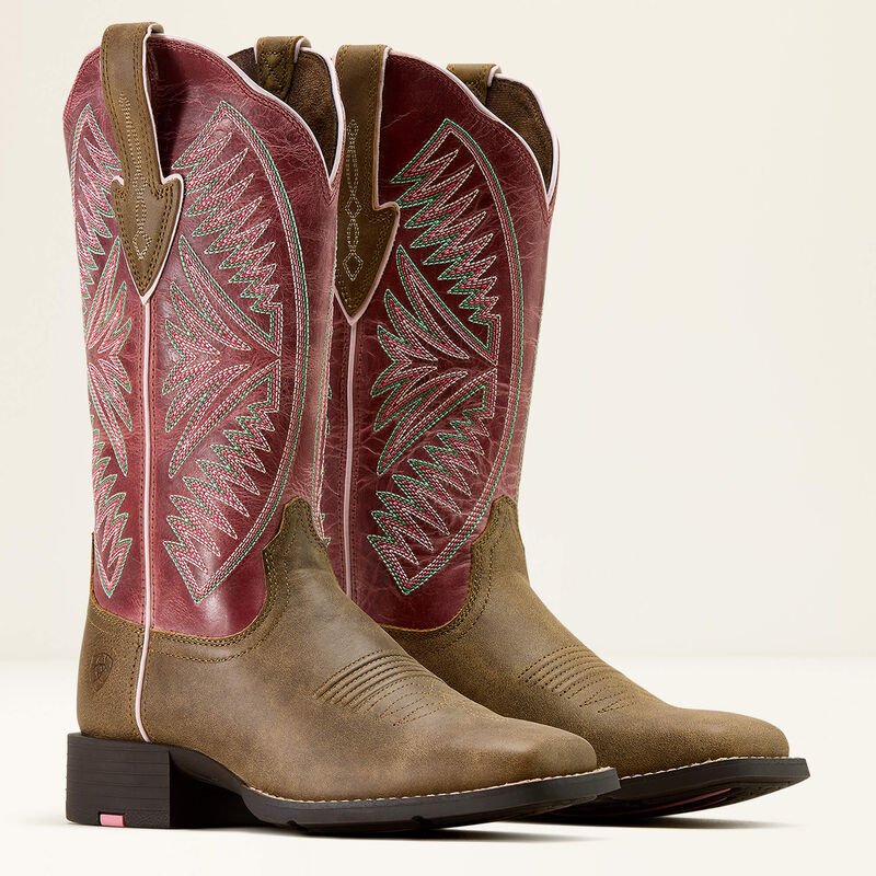 Kowbojki damskie Ariat Round Up Ruidoso Wide Square Toe