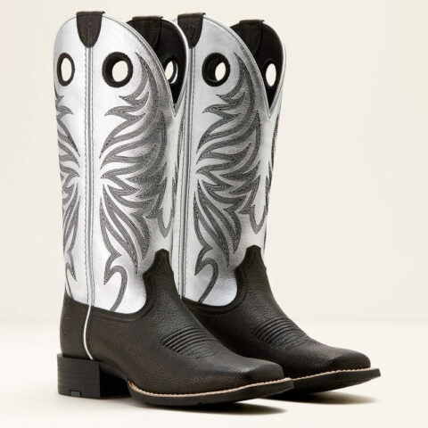 Kowbojki damskie Ariat Round Up Ryder - Drak Carbon