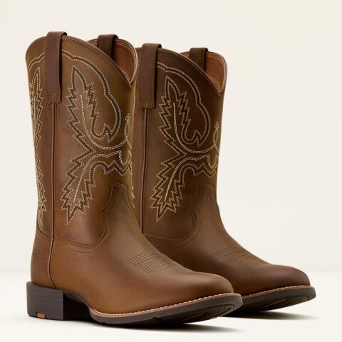 Kowbojki męskie Ariat Sport Stratten W Toe - DISTRESSED BROWN